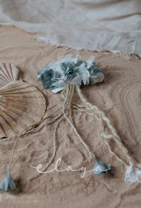 Tocado Pelo o Adorno cinturón. 11116 Verde agua