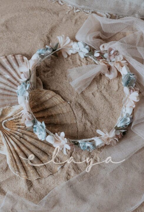 Corona flores 2023-03 celeste