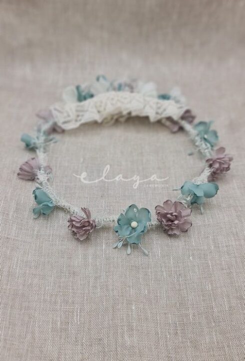 Corona 25105 verde/malva