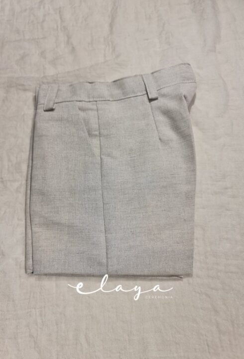 PANTALÓN LINO TOSTADO (1-12 Años). Plazo de entrega 30 días.