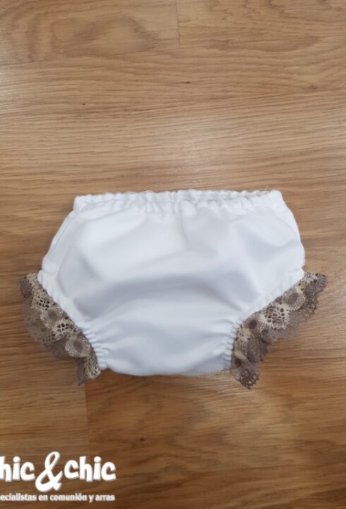 Braga organza Amanda tostado.