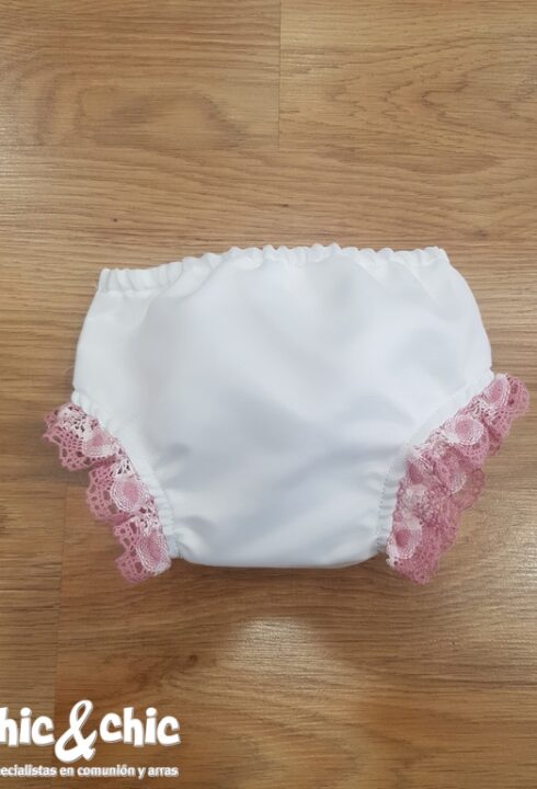 Braga organza Amanda rosa.