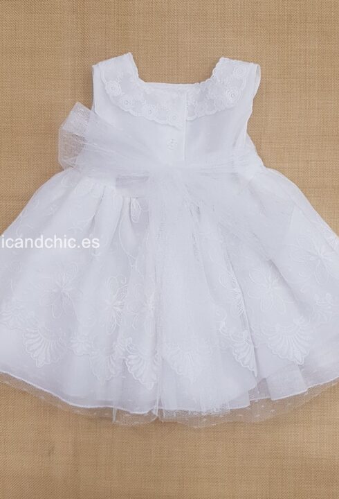 Vestido bebe ceremonia crudo. 5442700.