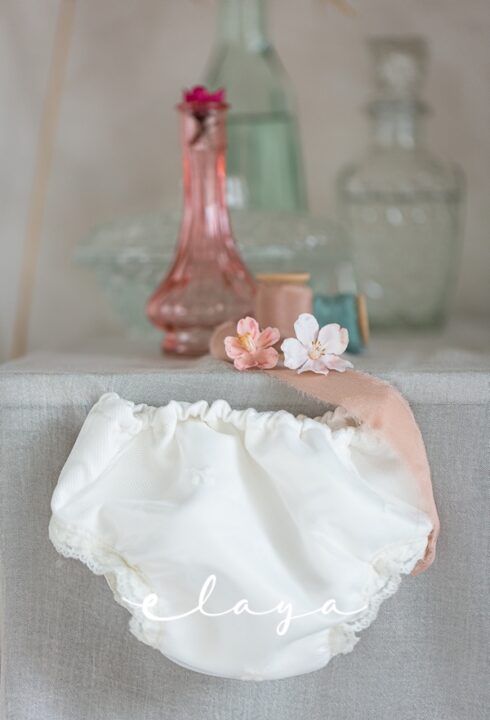 Braga del vestido Gala/Pompeya (3m-24m). Color blanco roto