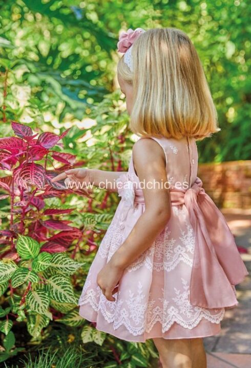 Vestido de ceremonia 5013 070. Rosa Maquillaje