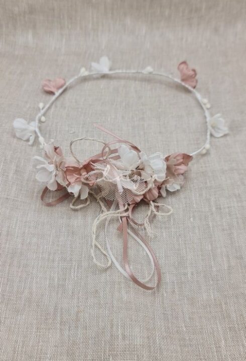 Corona 25104 rosa/blanco roto_