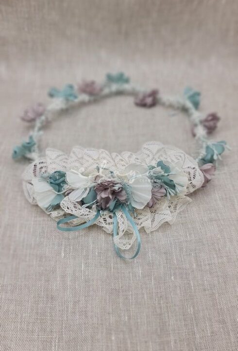 Corona 25105 verde/malva