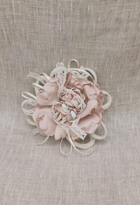 Adorno/tocado 25109 rosa/tostado