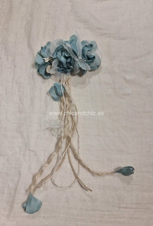 Tocado Pelo o Adorno cinturón. 11116 Verde agua