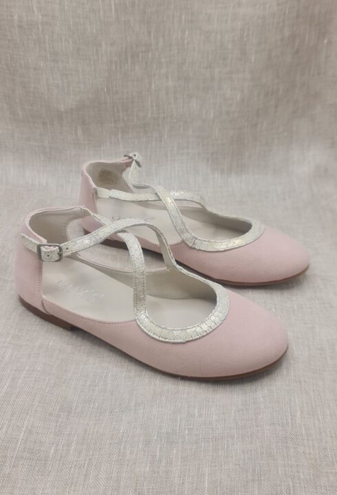 Zapato con hebilla de piel 1481 Rosa