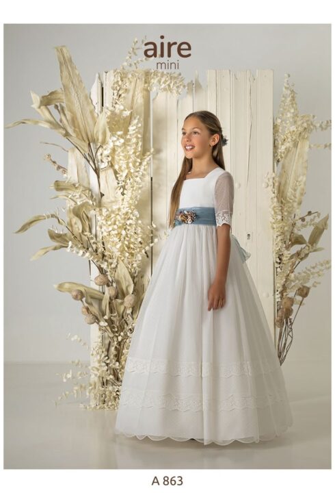 Vestido de comunión A863