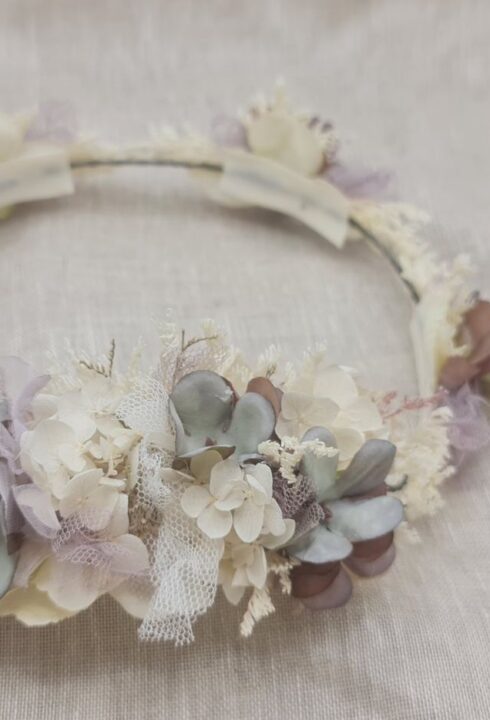 Corona flores 26103C MALVA