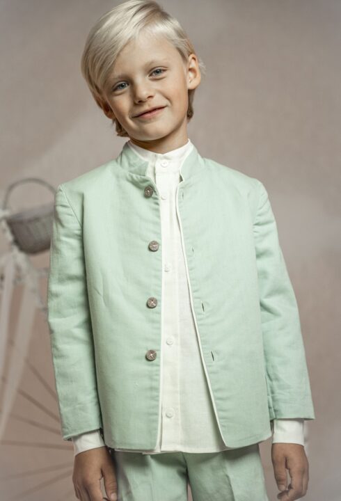 Conjunto de niño pantalón corto BRUNO VERDE