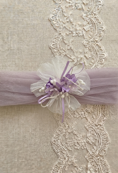 Adorno vestido 24-05 malva