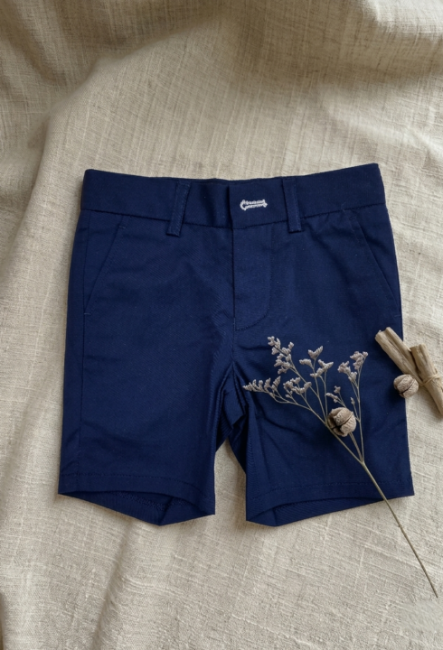 Pantalón corto chino azul marino. Spagnolo bm 5541
