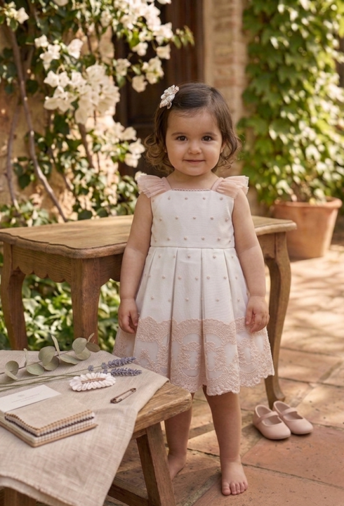 Vestido de ceremonia 233000 rosa claro