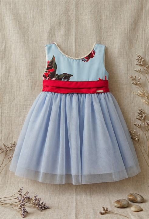 Vestido 311424 Color Fresa (1-12 Años)